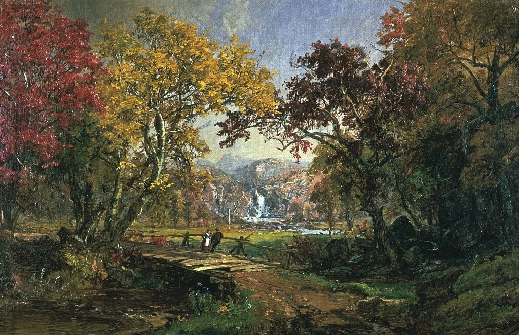 Coppia su un ponte, 1876